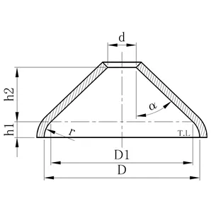 [CH] Conical head: Type B