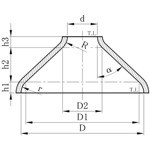 [CR] Conical reducer: Type C