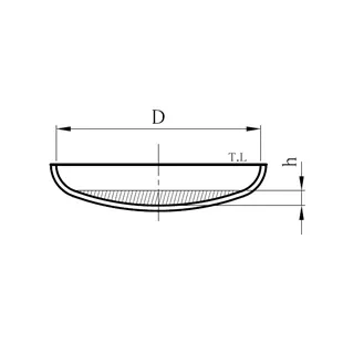 [SD] Change in capacity of standard flanged dished head