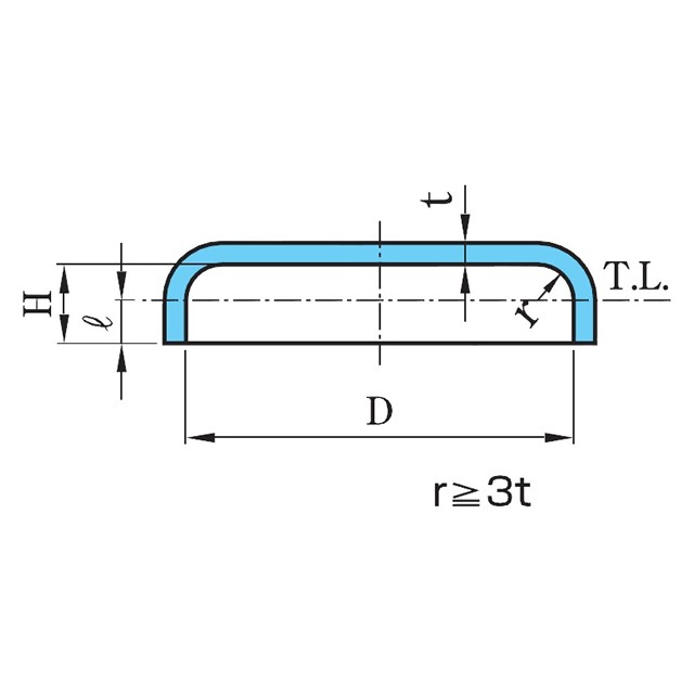 Flanged only head