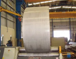 Shell plate bending